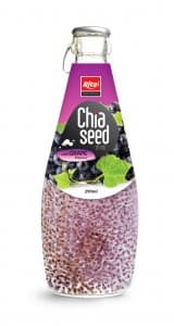 Chia Seed Drinks With Grape Flavour