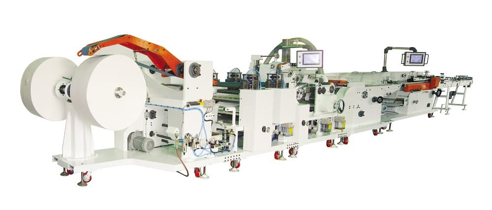 Fully Automatic Wallet Tissue Folding _ Packing In_Line