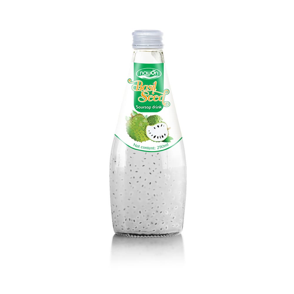 Ml Nawon Bottle Basil Seed Drink With Kiwi Tradekorea