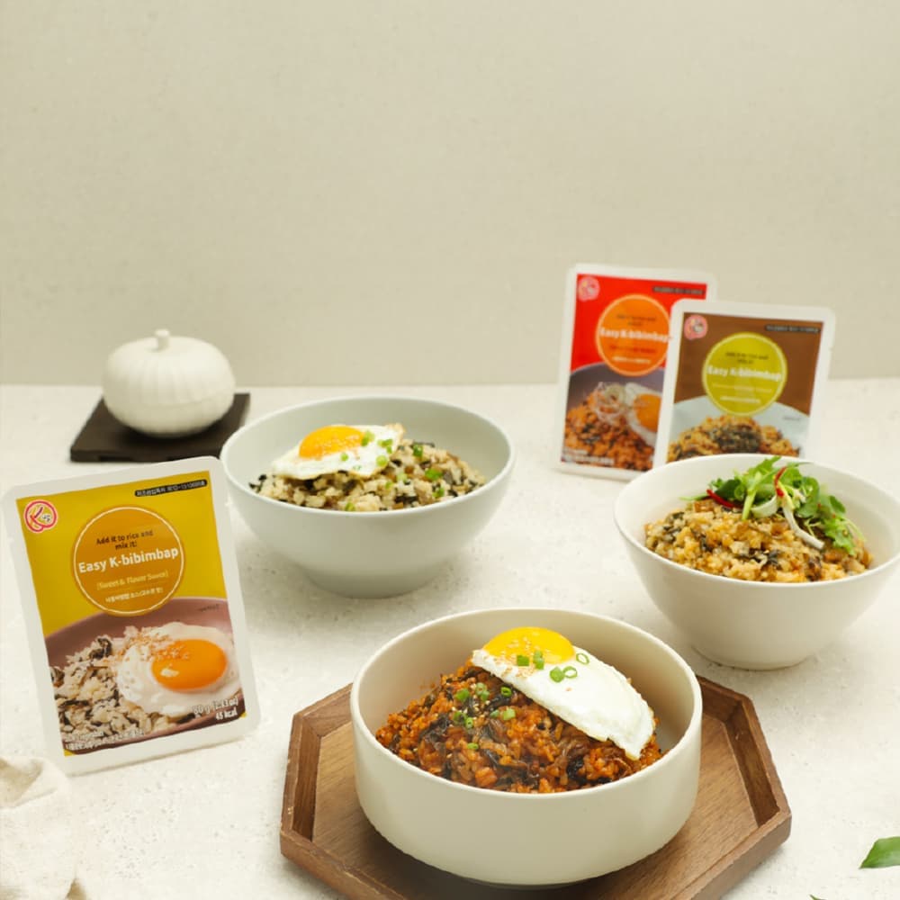 Bibimbap Vegetable Sauce 3 Pack Set