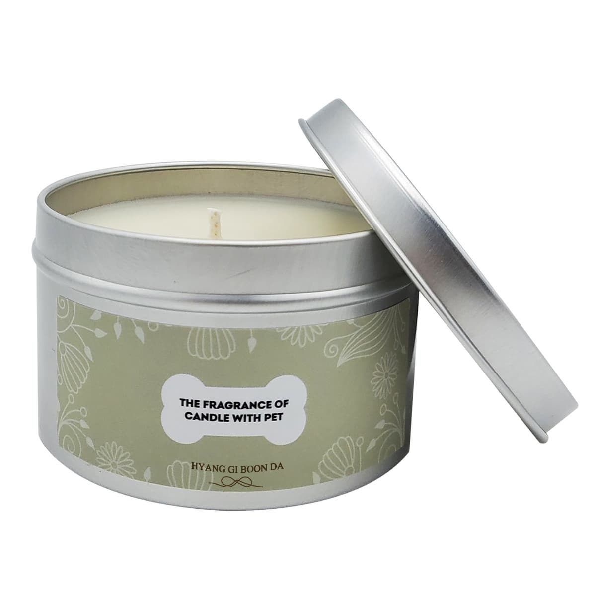 Soy candle with Pet