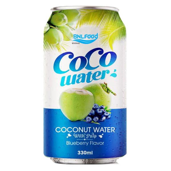 330ml BNL Coconut Water With Pulp Blueberry Flavor from ACM Beverage supplier
