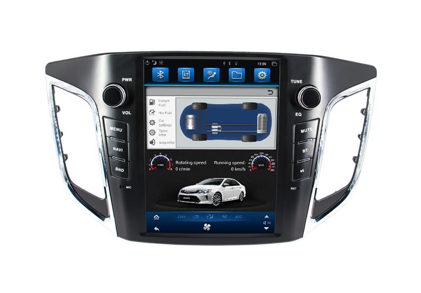 Tesla Style Car Stereo With Navigation Hyundai Creta