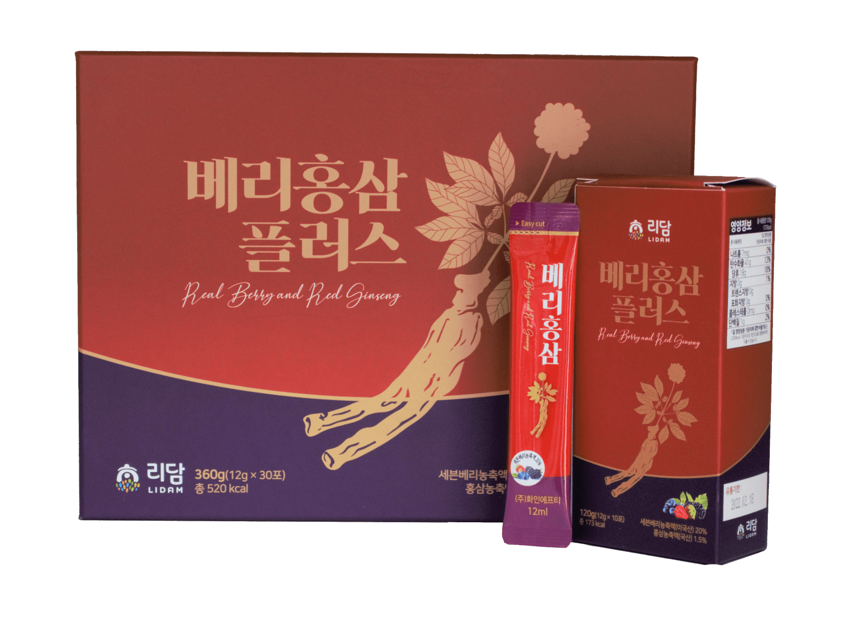 Berry red ginseng plus