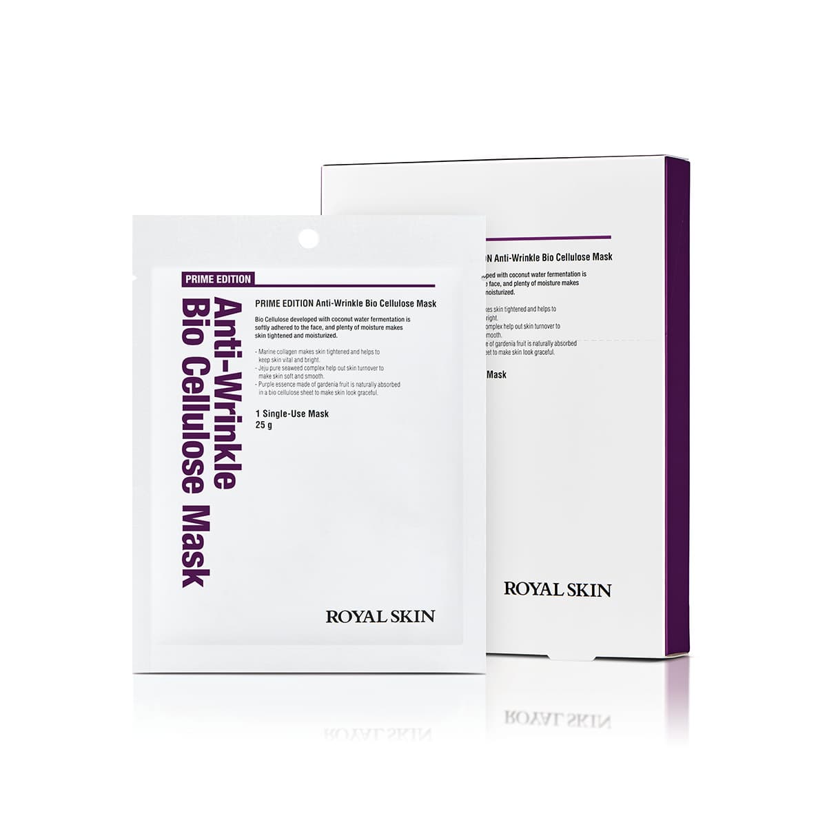 ROYAL SKIN PRIME EDITION Anti_Wrinkle Bio Cellulose Mask
