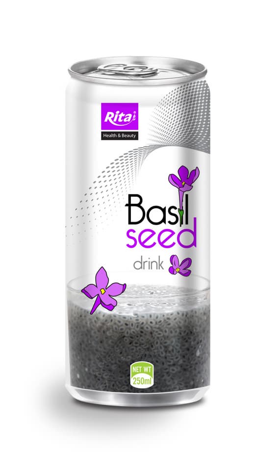 250ml Canned Basil Seed Drink
