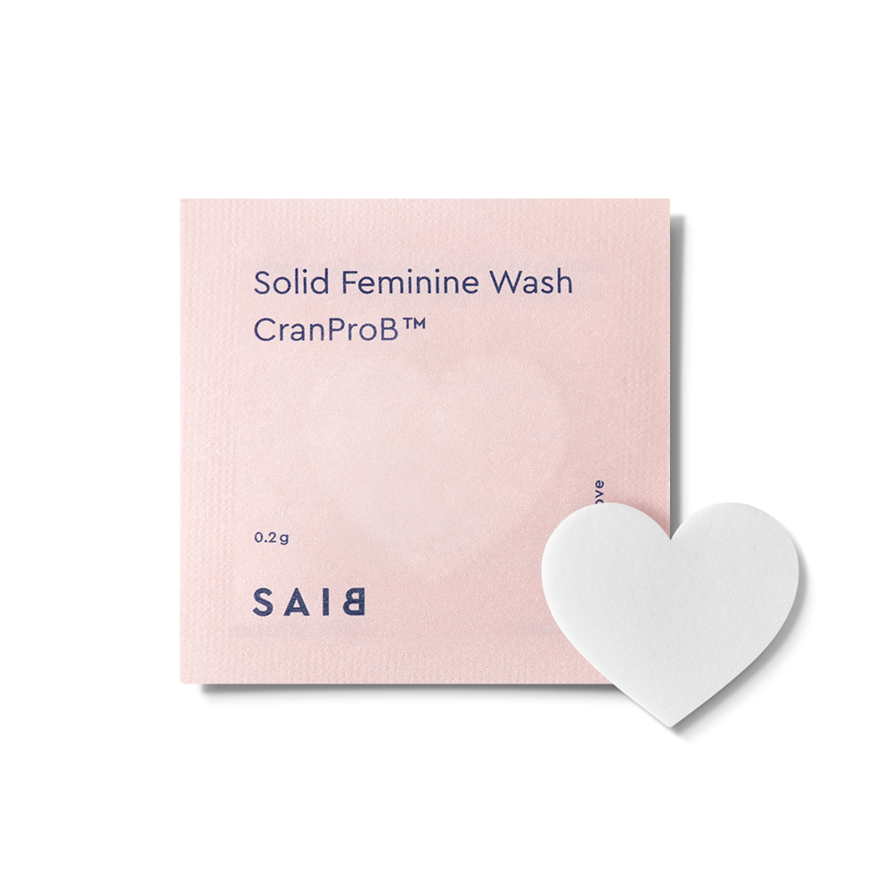 SAIB Solid Feminine Wash CranProB _ vegan_ natural_ water_soluble