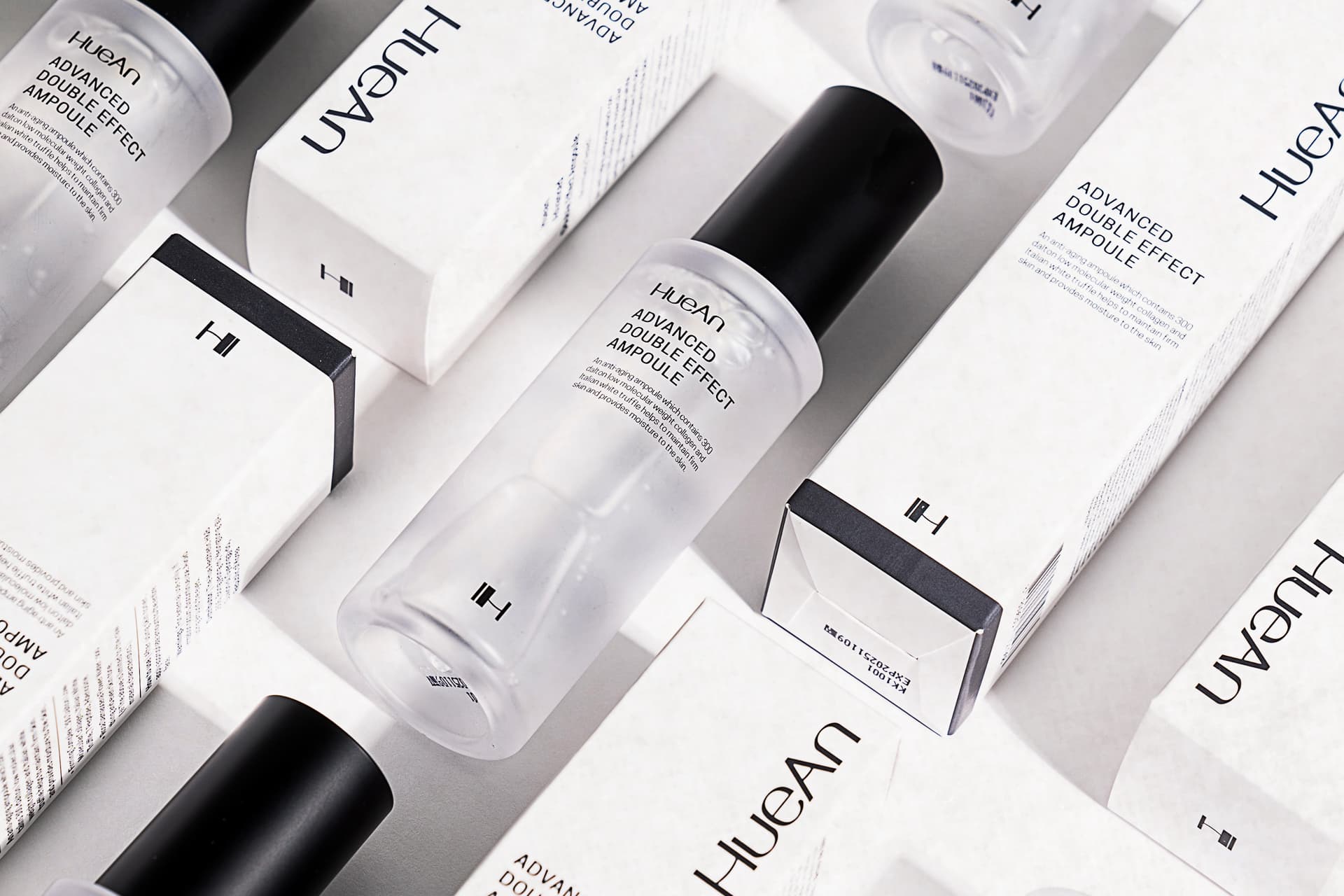 Premium K_Beauty Aesthetic Skincare Ampoule _ Anti_Aging Collagen Peptide Serum for Sensitive Skin