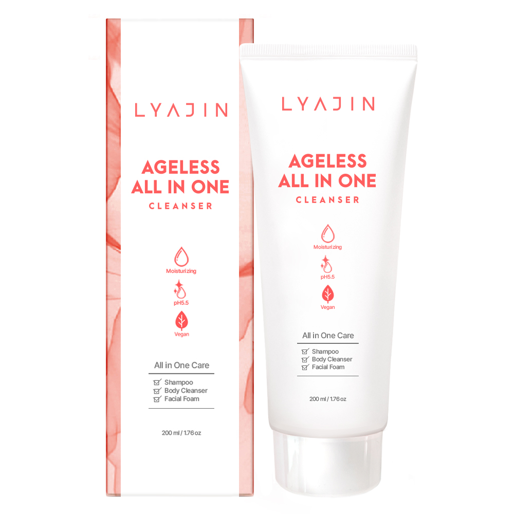 LYAJIN Ageless All in One Cleanser  _combining shampoo_ cleansing foam_ and body cleanser_