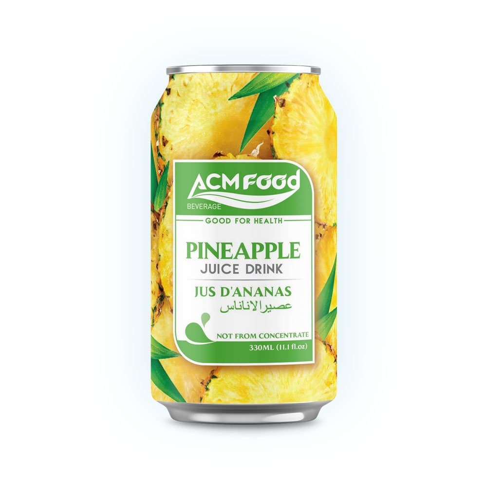 330ml ACM Pineapple Juice NFC from ACM Beverage Supplier