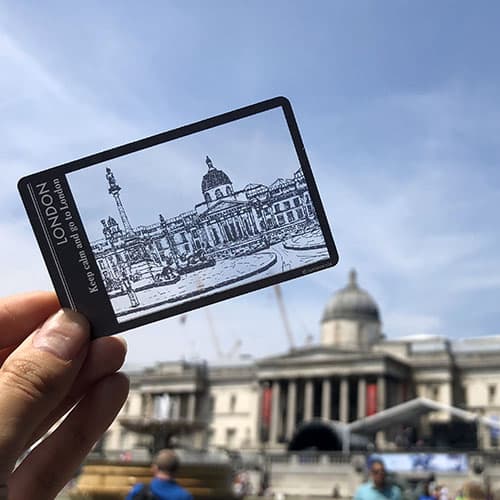 Bookmark with the sky _ London