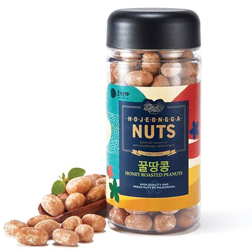 Hojeongga Nuts Honey Roasted Peanuts 180g