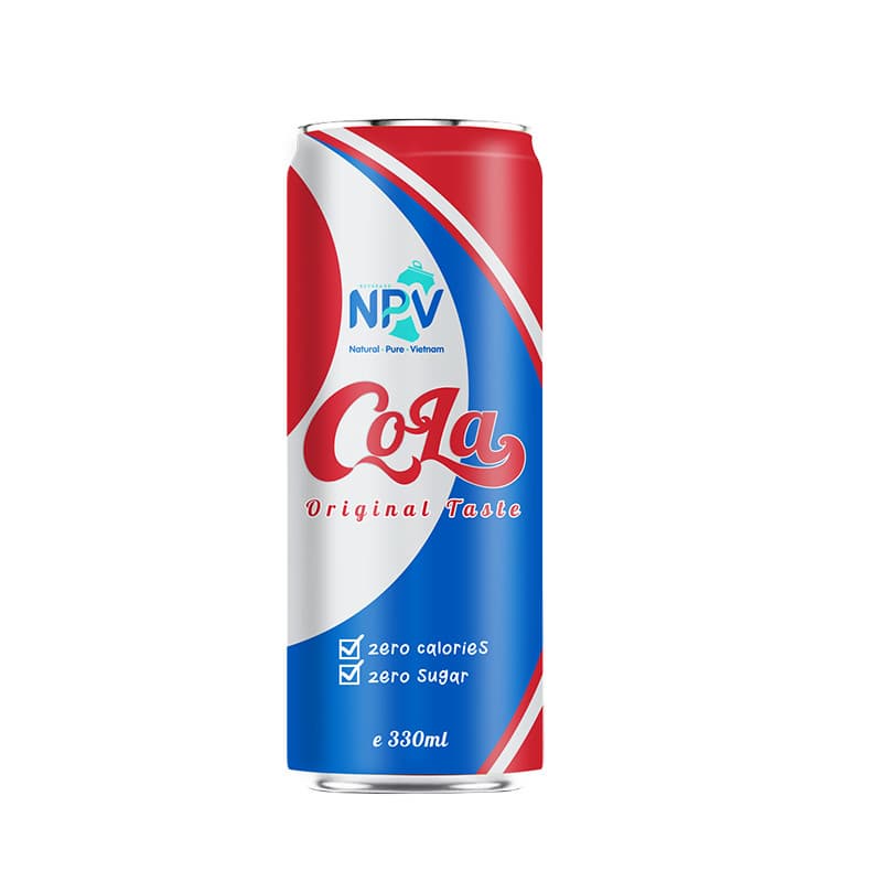 WHOLESALE  PRIVATE LABEL GOOD PRICE CARBONATED DRINK COLA FLAVOR 330ML ALUMINUM CAN
