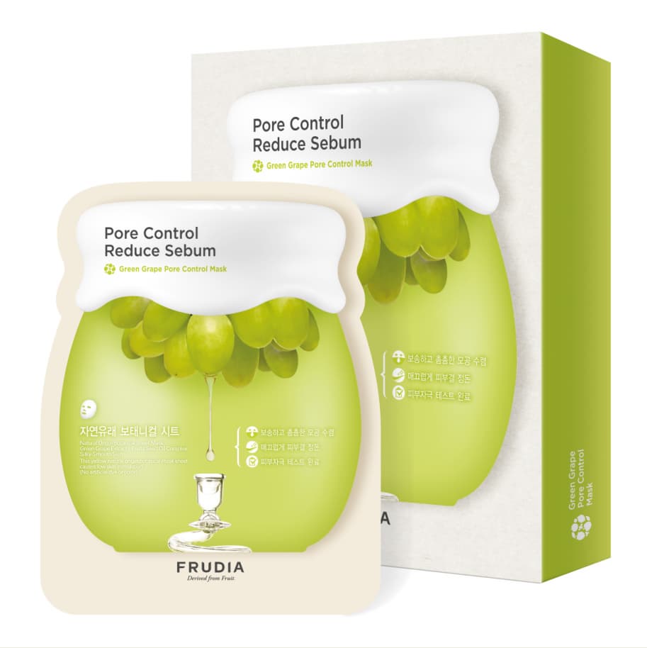 Frudia Green Grape Pore Control  Mask _5pcs_