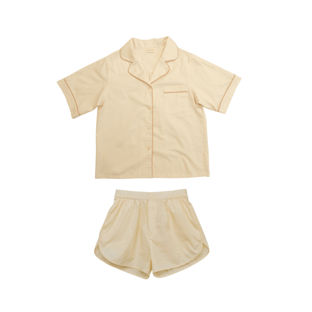 Organic Cotton Short_sleeves Pajamas set L