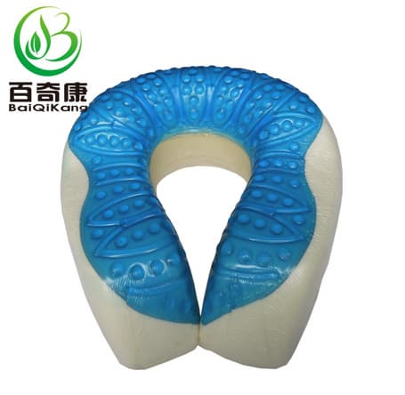U-shaped gel neck pillow