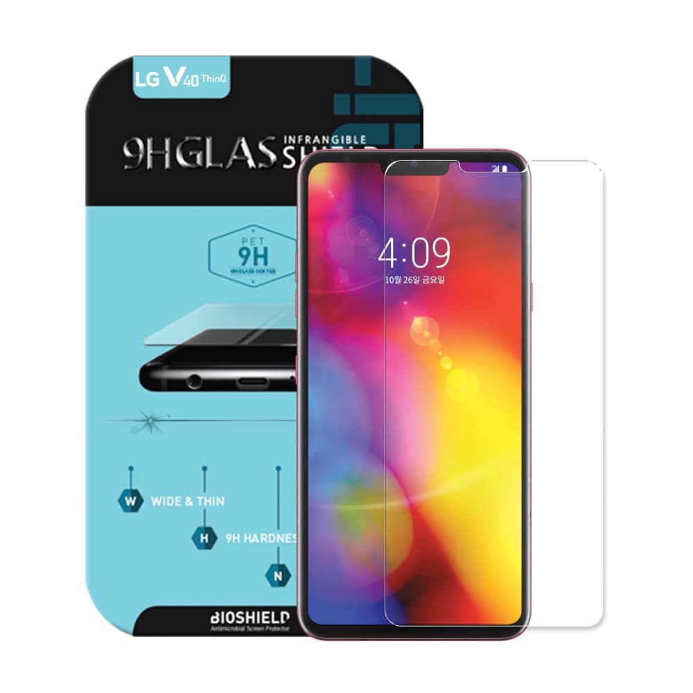 Infrangible 9H Flex Glass screen protector for LG V40