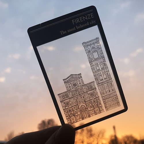 Bookmark with the sky _ Firenze