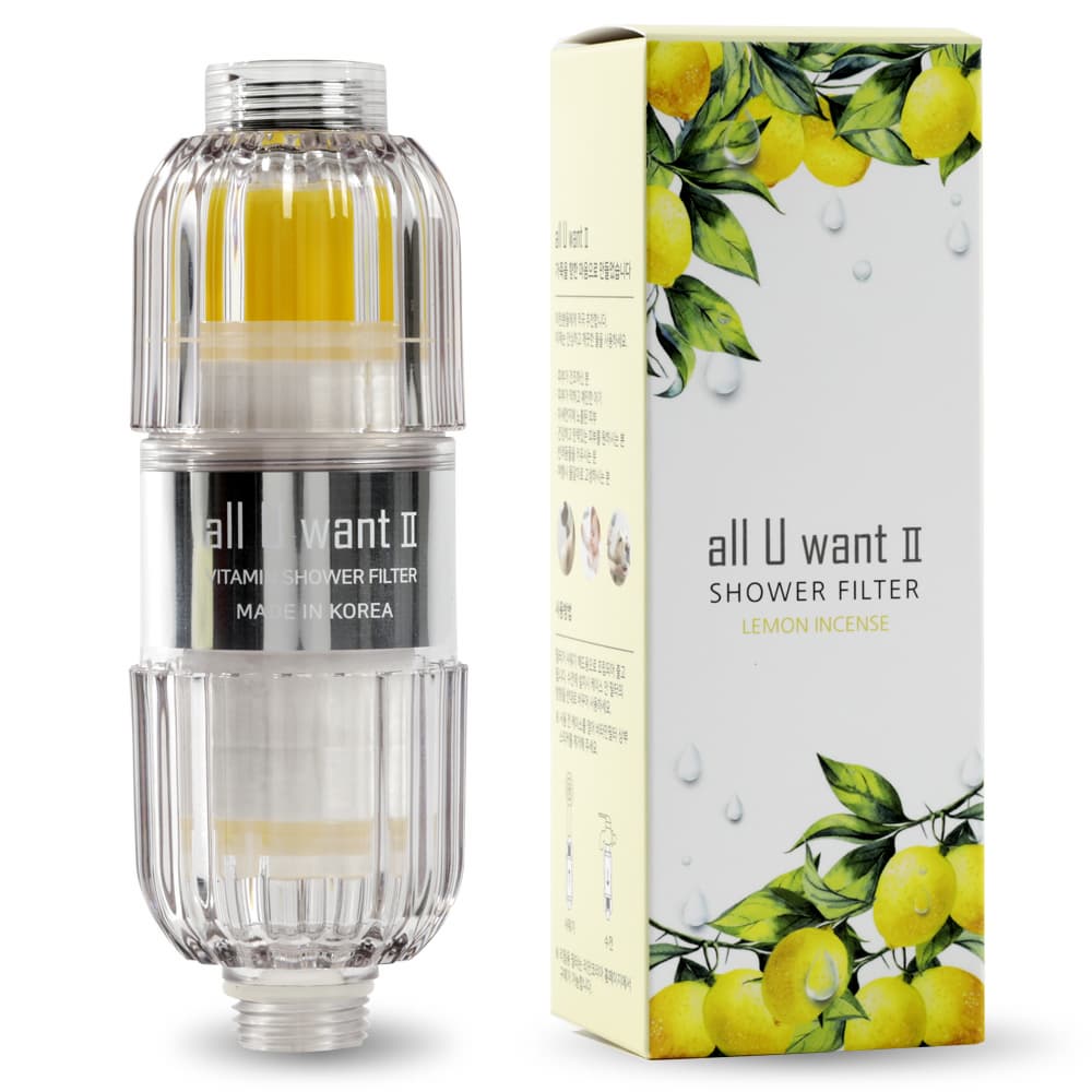 All U Want II Vitamin Shower Filter_Lemon _Made in Korea_