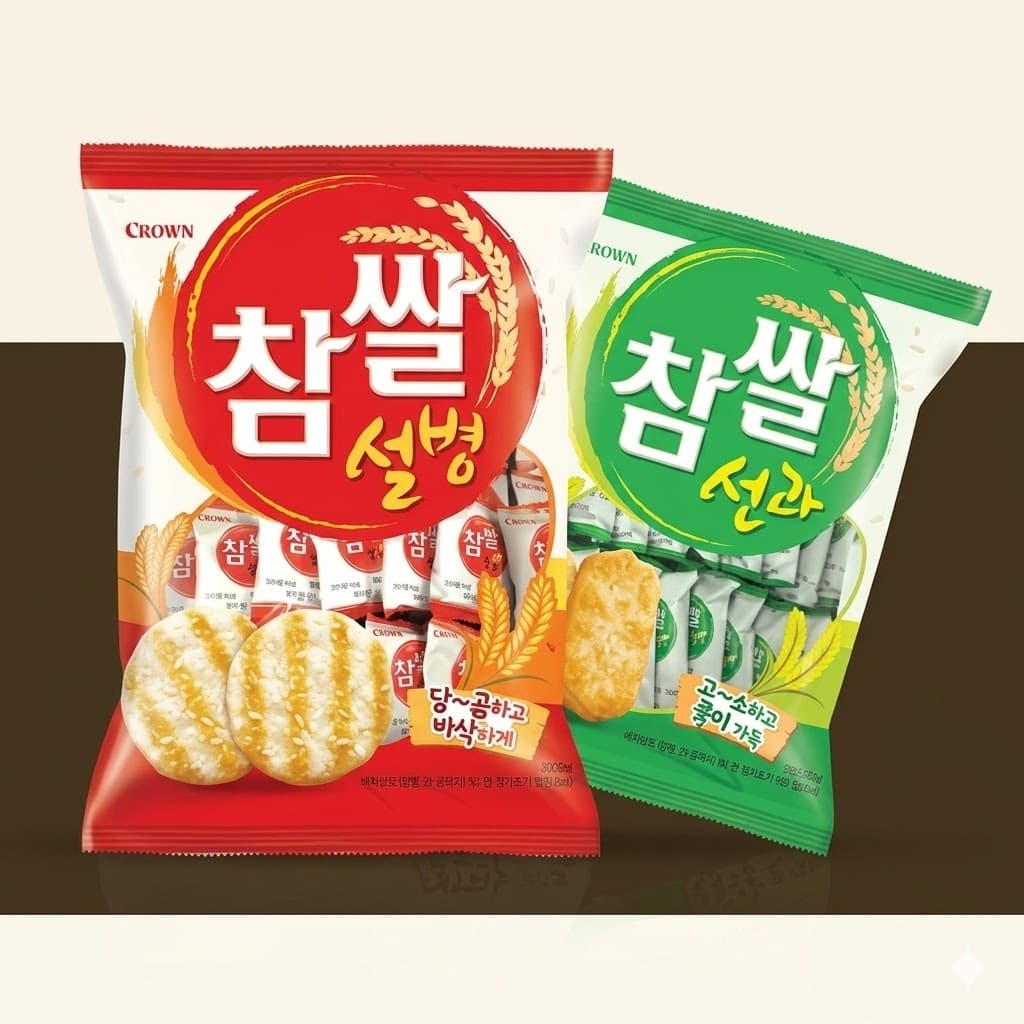 Crown Confectionery Cham Rice Crackers