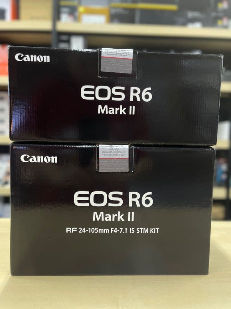 Brand New Canon EOS R6 Mark II Full Frame Body with RF24_105mm F4 L IS USM Lens Kit