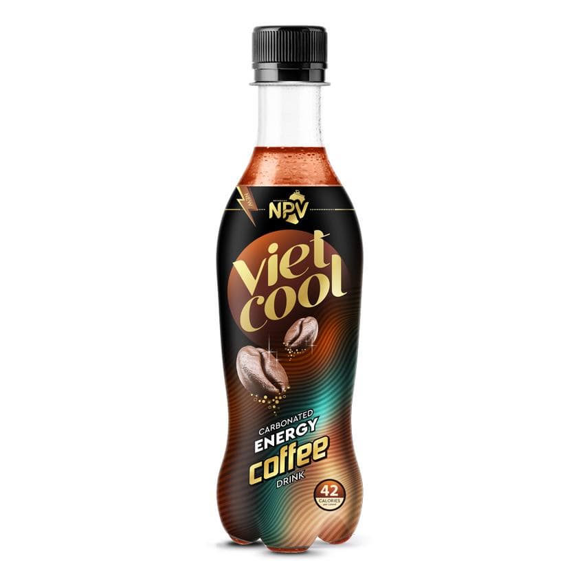 BOOST ENERGY VIETCOOL SPARKLING ENERGY DRINK WITH COFFEE FLAVOR 400ML PET BOTTLE