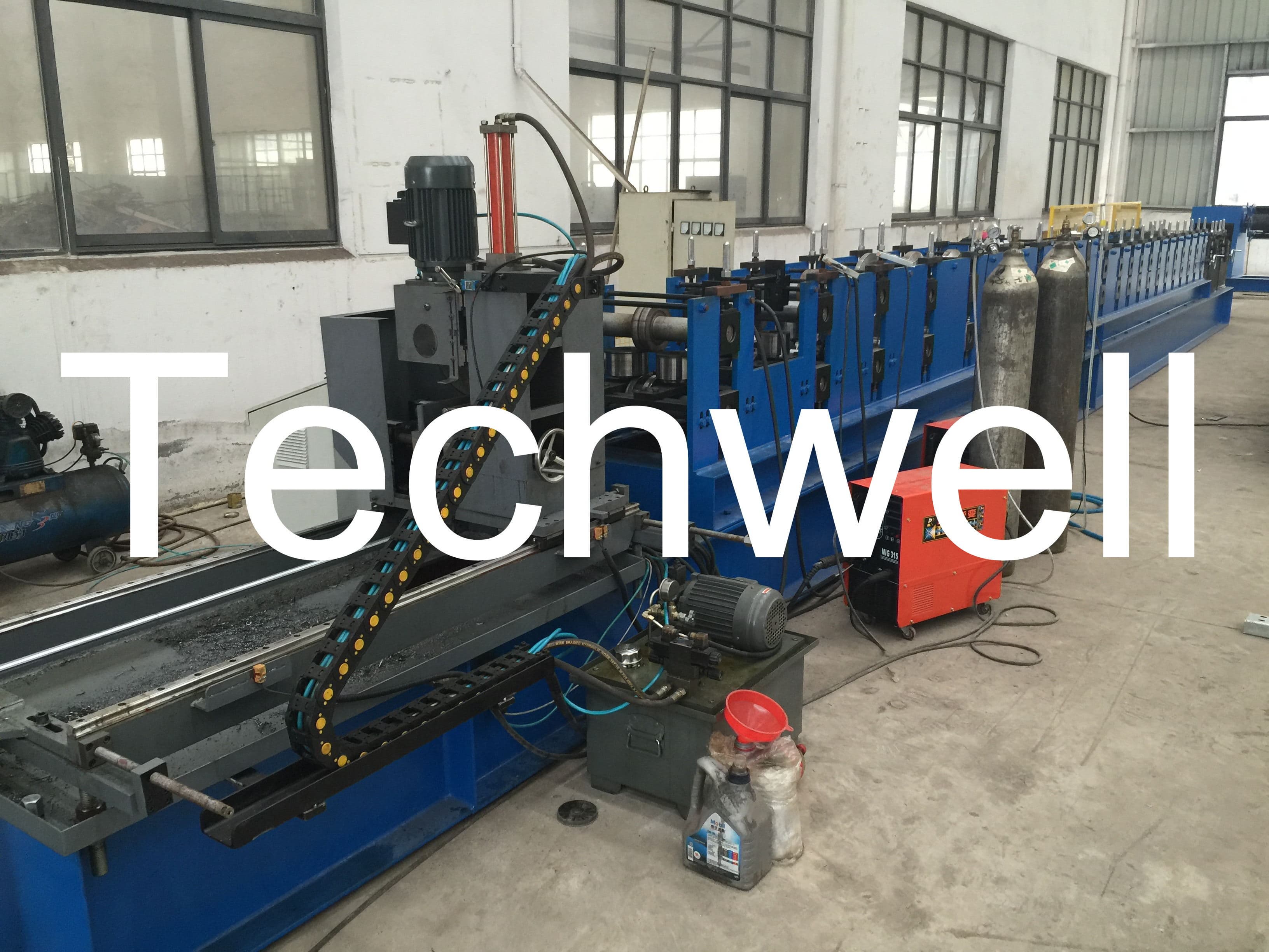 Step Beam Roll Forming Machine for Step Beam Rack Parts | tradekorea