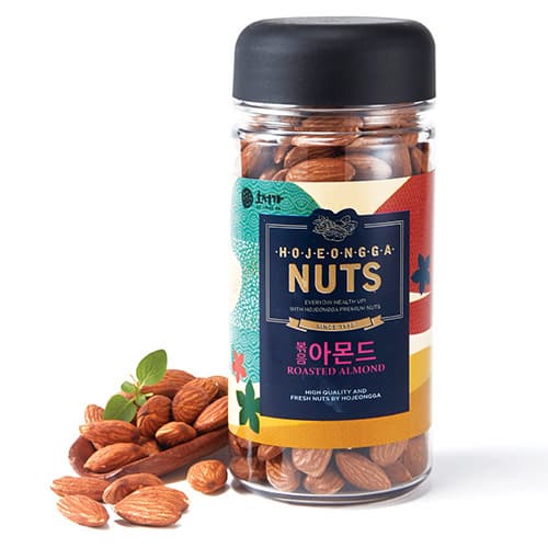 Hojeongga Nuts Roasted Almond 200g