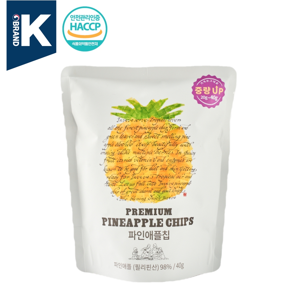 INVIVA Pineapple chips 40g