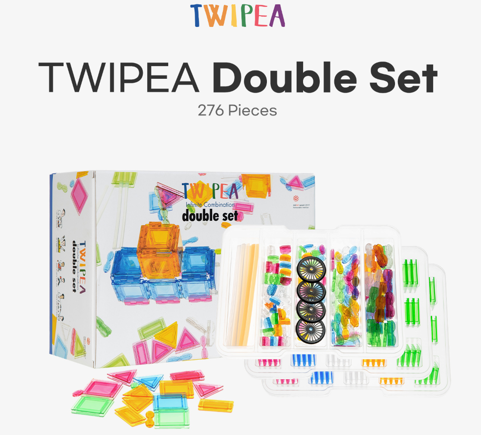 TWIPEA Educational Toy Block DOUBLE Set _compatible with lego blocks_ 276pcs