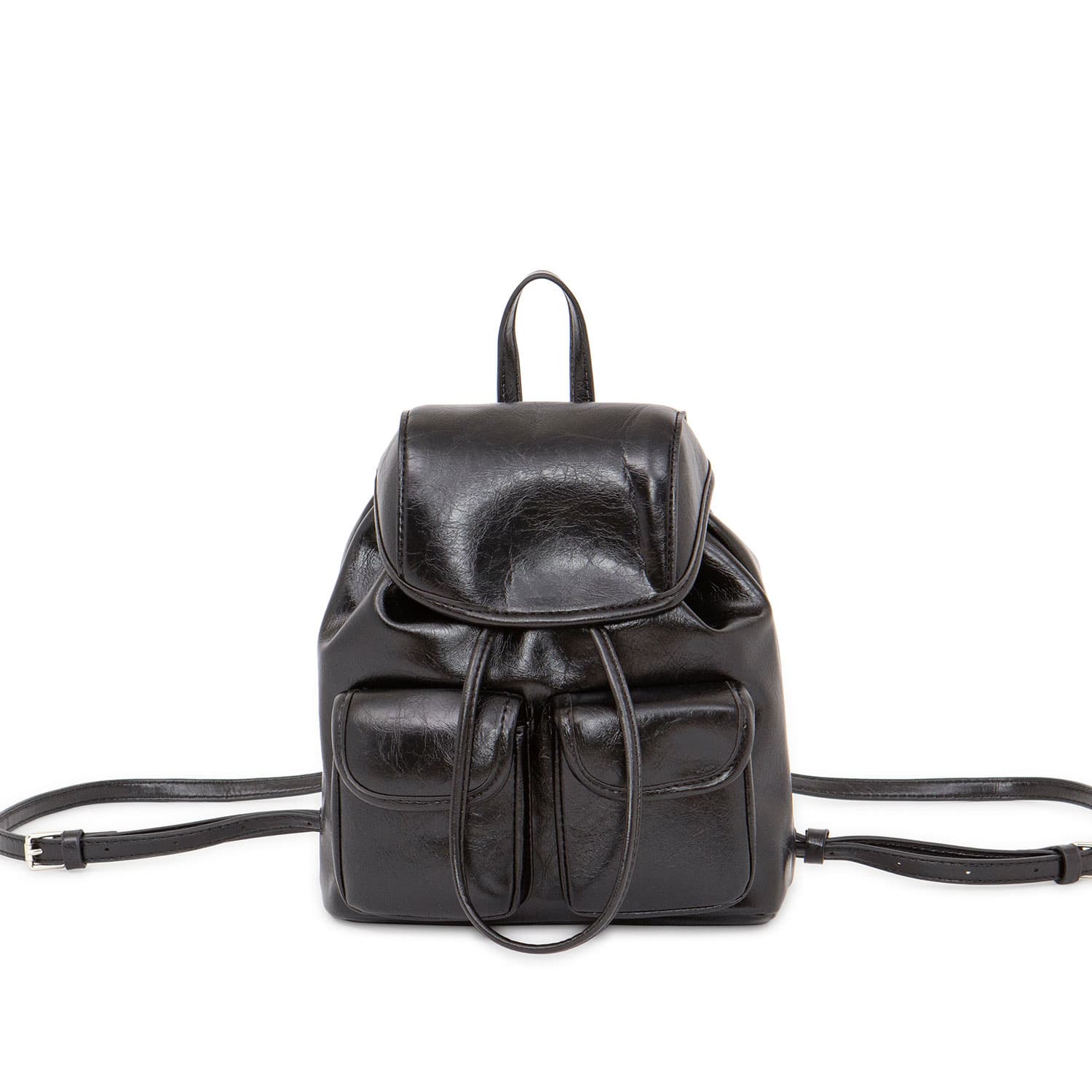 Casual Style Plain Mini Backpack