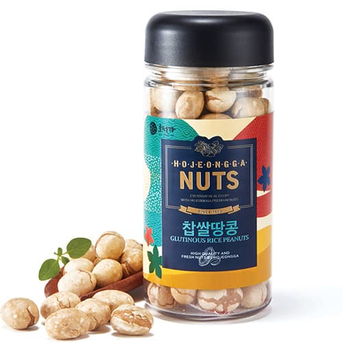 Hojeongga Nuts Glutinous Rice Peanuts 160g