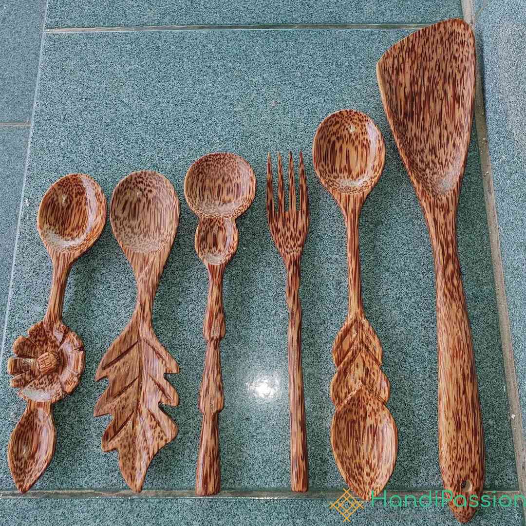 Coconut Spoon_ Coconut Fork Wholesales_ Handmade Flatware Vietnam