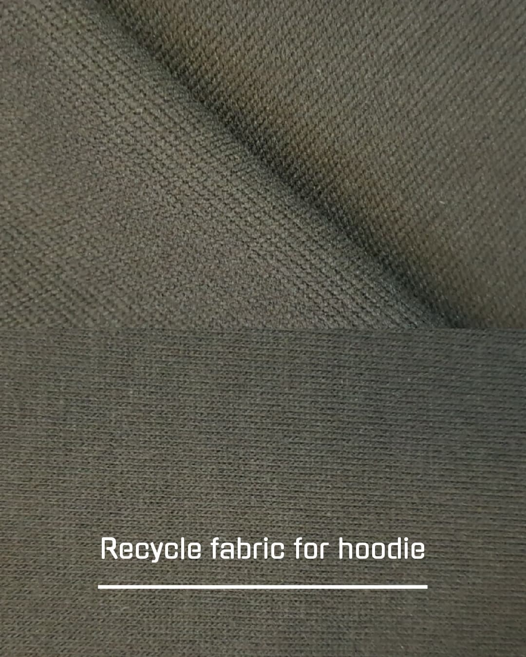 Recycled fabric for hoodie and sweatshirt_