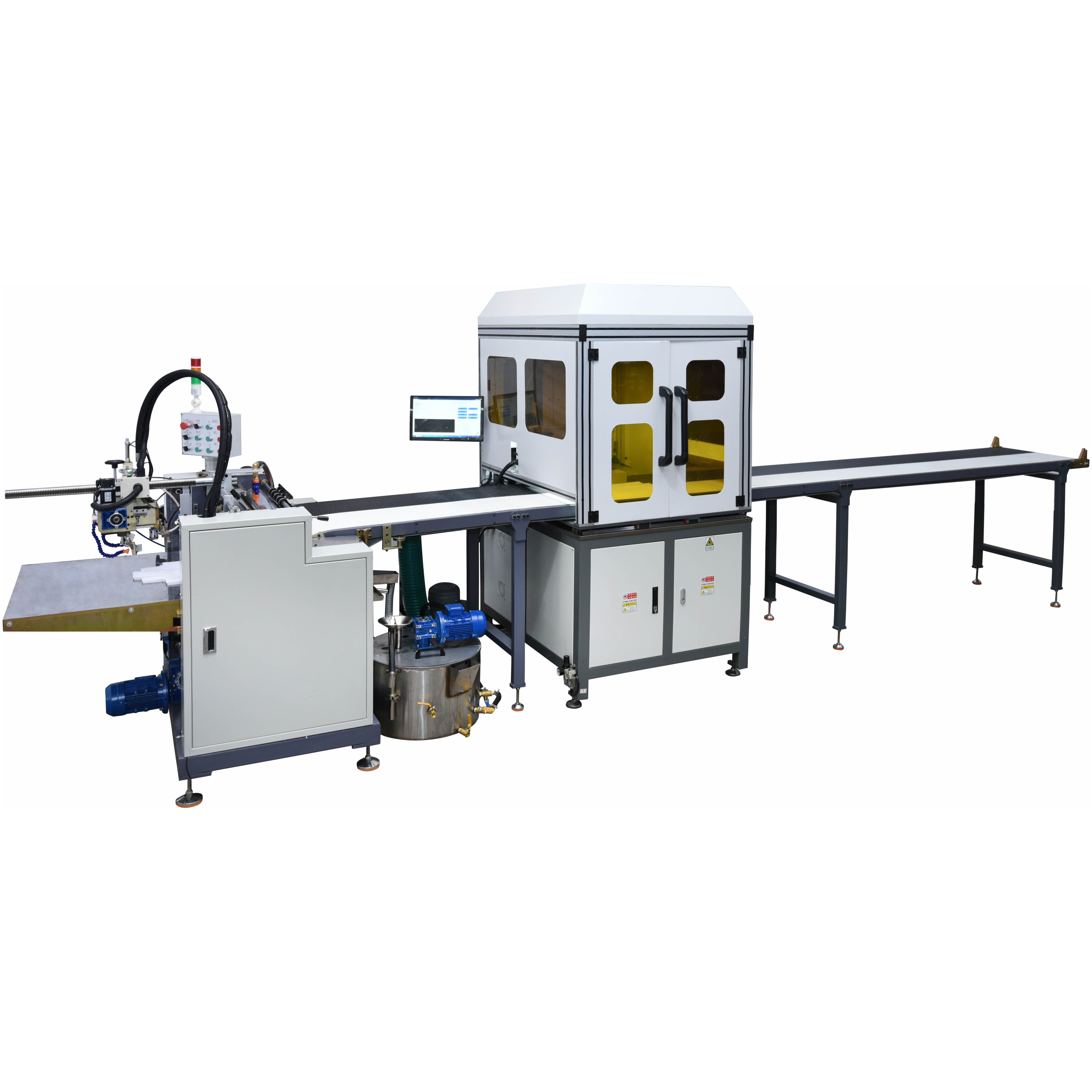 fully automatic positioning machine with manipulator