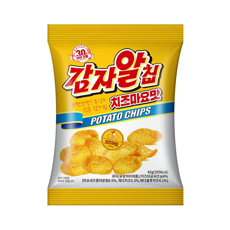 Potato Chips with  Cheese Mayo flavor