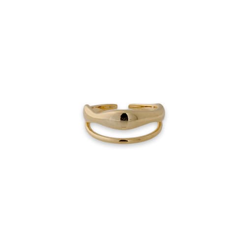 Bold Layered Ring Open ring Free size