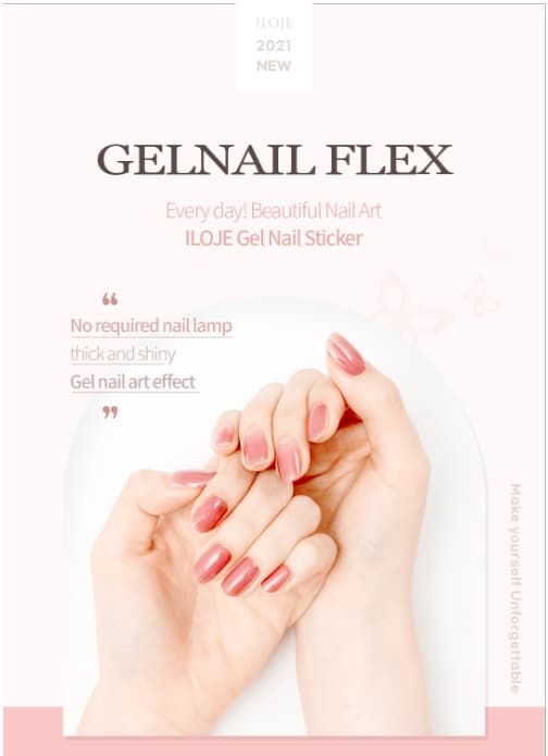 KONAD ILOJE Gel nail sticker flex _K01_K18_