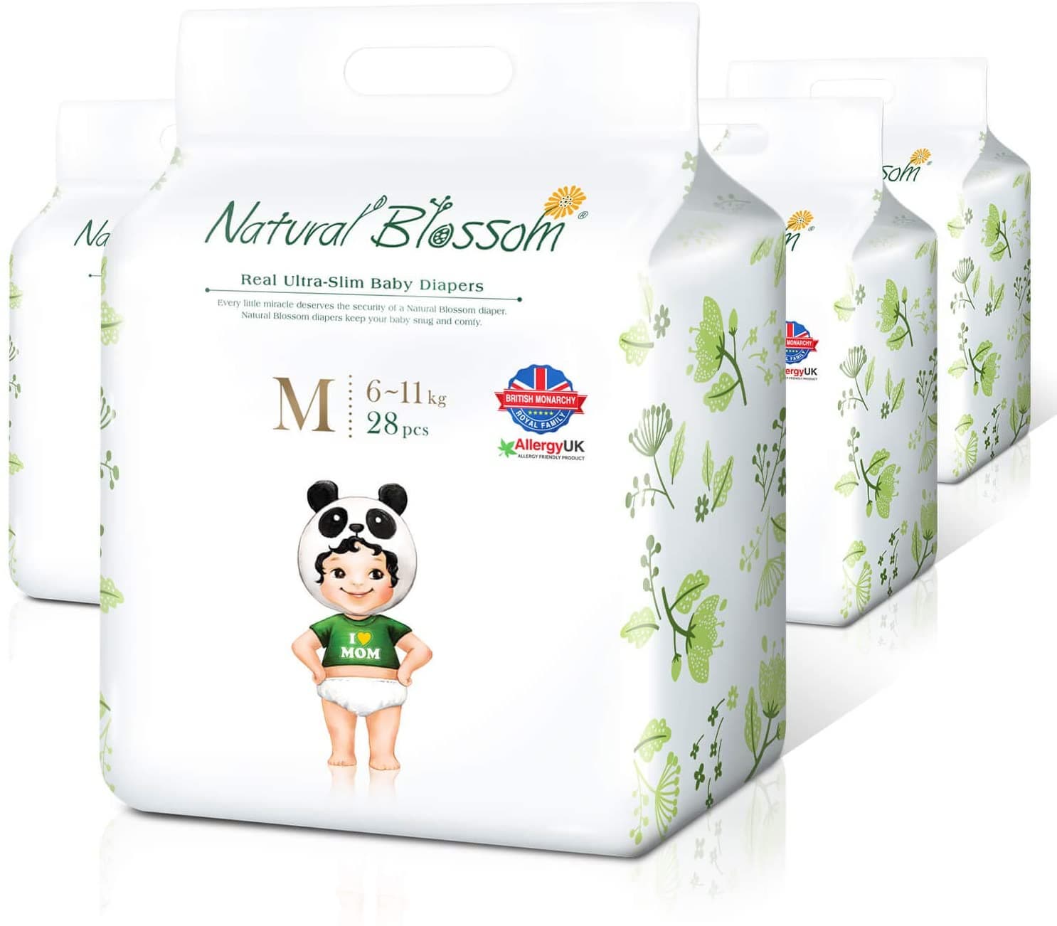 Natural Blossom Baby Diapers Size 3 _13_24lbs_ 120 Count