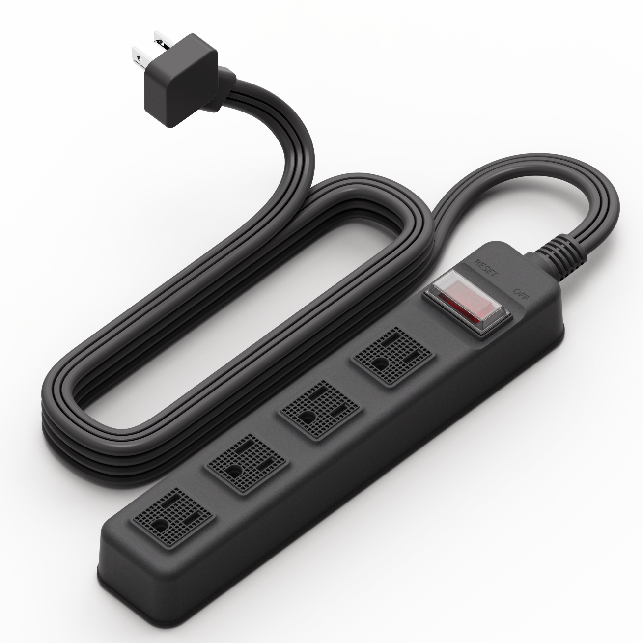 Auto Shut_Off Safety Power Strip_ IPX4 Waterproof_ Electrical Safety_ Patented_ ETL Listed_ 5ft