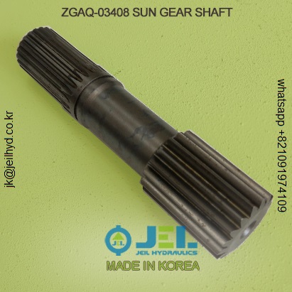 MADE IN KOREA _ ZGAQ_03408 SUN GEAR SHAFT FOR AXLE OUTPUT GROUP HYUNDAI