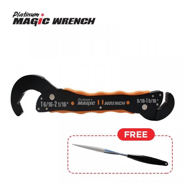 Platinum Magic Wrench with Multi Purpose Blade Sharper