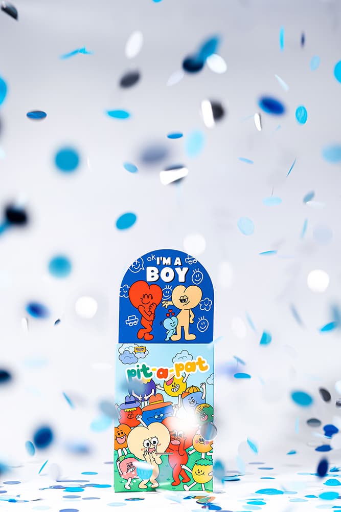 Gender Reveal Confetti Popper Card_BLUE