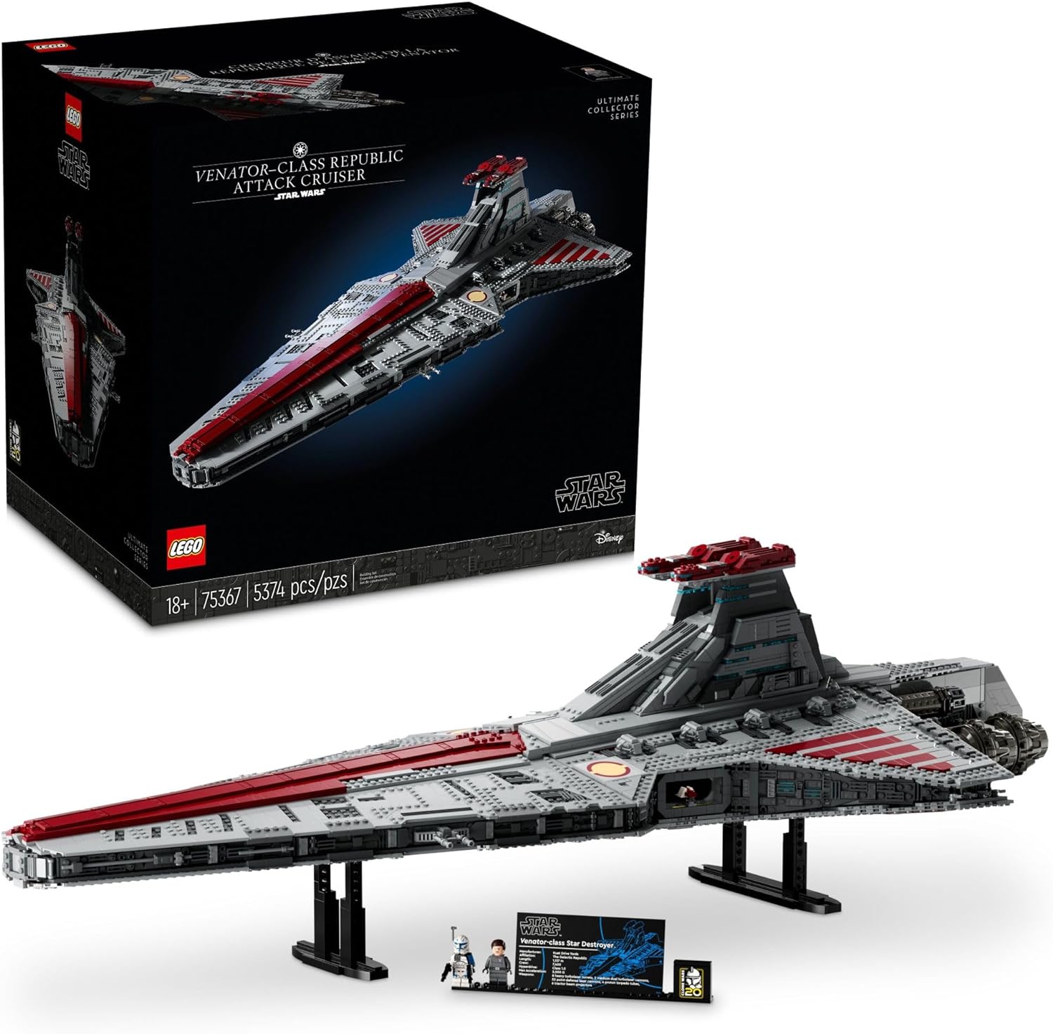 LEGO Star Wars Venator_Class Republic Attack Cruiser_ Ultimate May The 4th Collectibles_ Series Buil