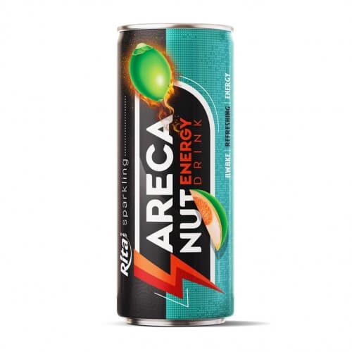 Sparkling Areca Nut Energy Drink 250ml Slim Cans _ RITA_