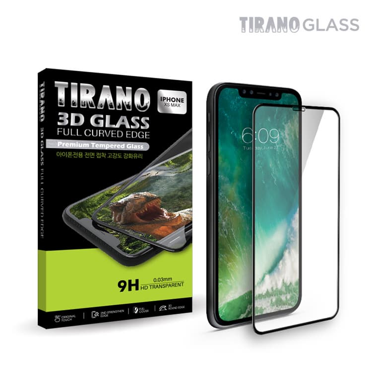 TIRANO Premium Tempered Glass Full Curved Edge
