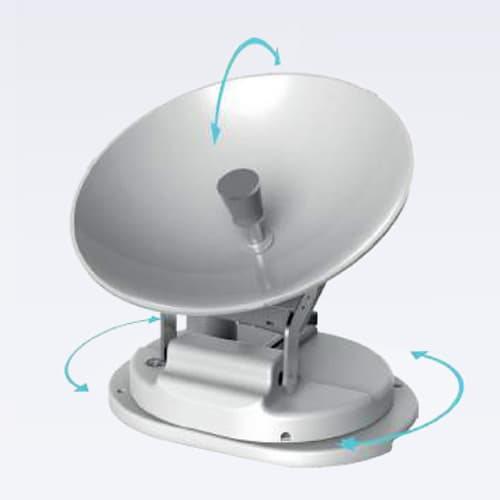 Fully Automatic POP_PU Smart Satellite Antenna