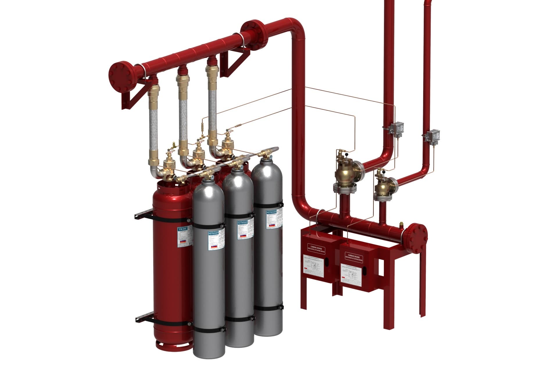 FM_200_HFC_227ea_ Clean agent Fire Extinguishing System