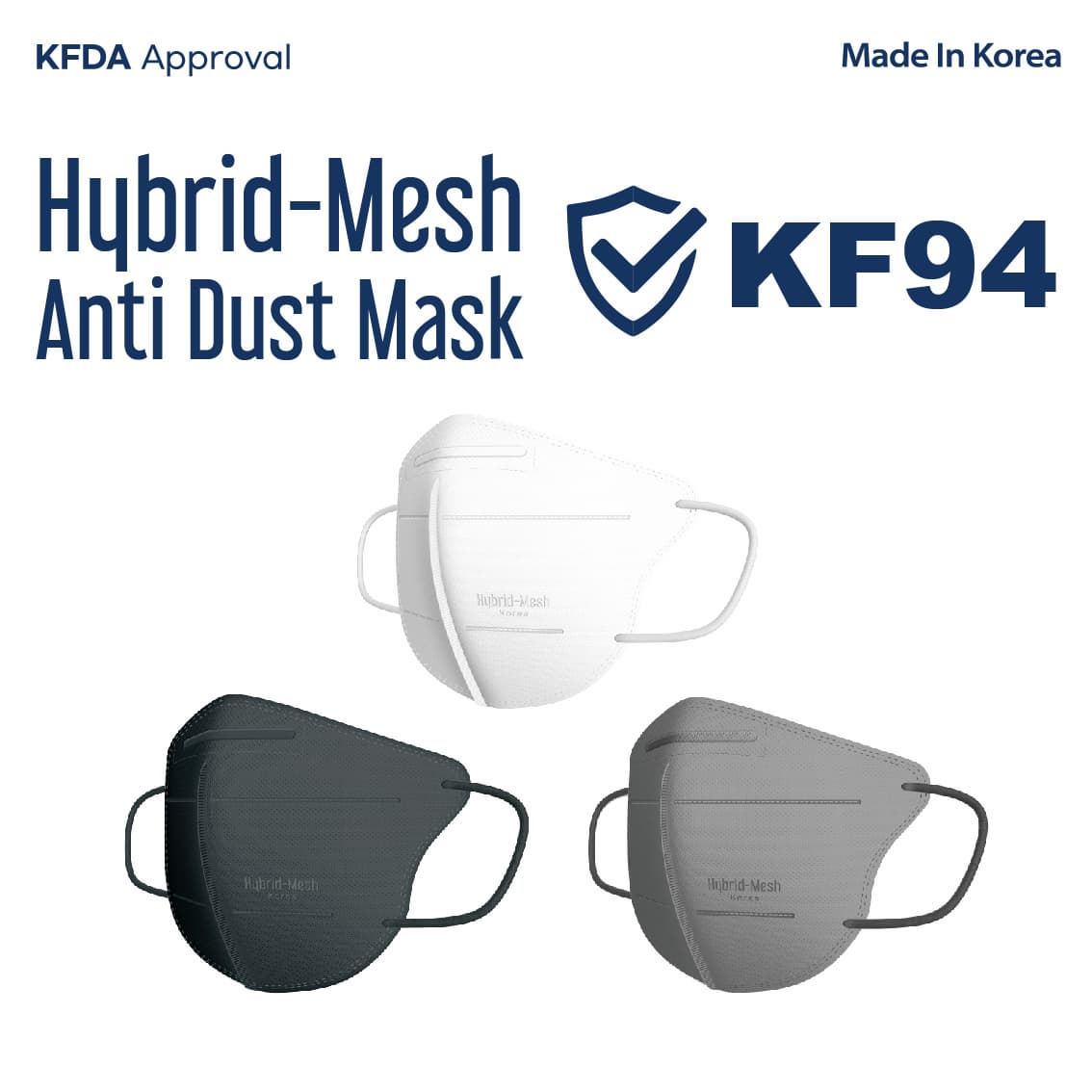 Hybrid_Mesh Anti Dust Mask _KF94_
