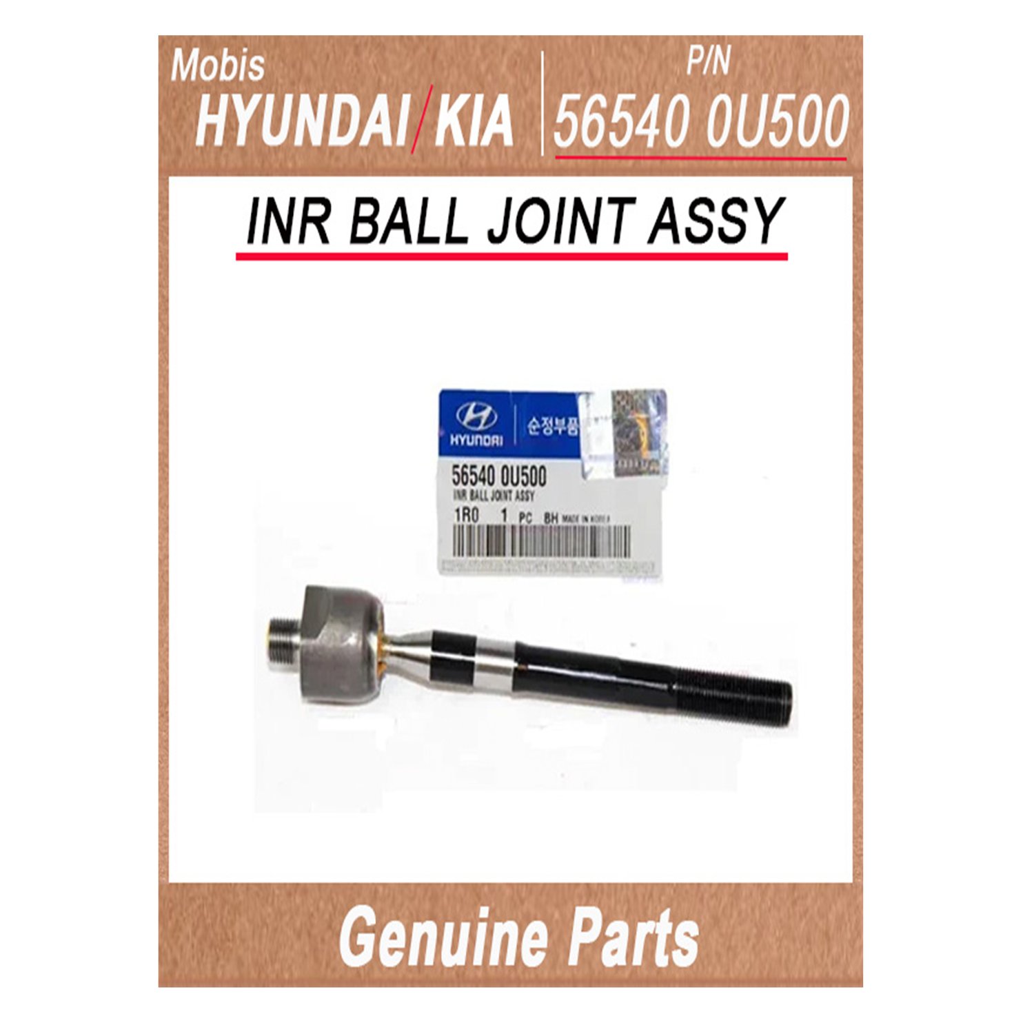 565400U500 _ INR BALL JOINT ASSY _ Genuine Korean Automotive Spare Parts _ Hyundai Kia _Mobis_